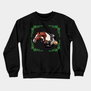 horse for christmas Crewneck Sweatshirt